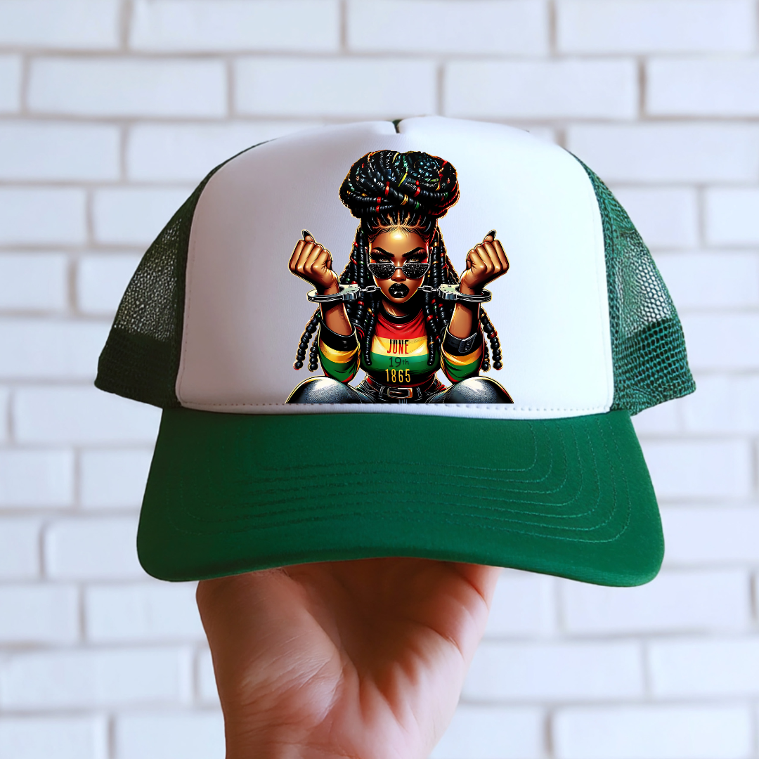 DTF HAT TRANSFER- BREAKIBG EVERY CHAIN