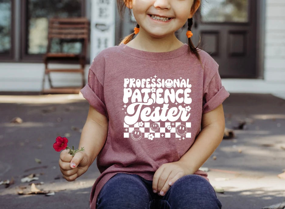 Single Color Screen Print- Youth Professional Patience Tester
