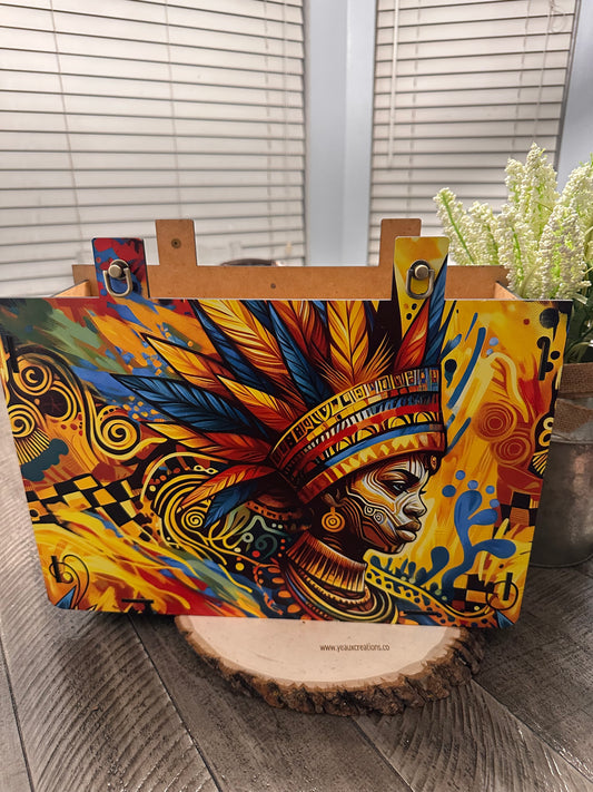 "THE NIJI" WOOD HANDBAG