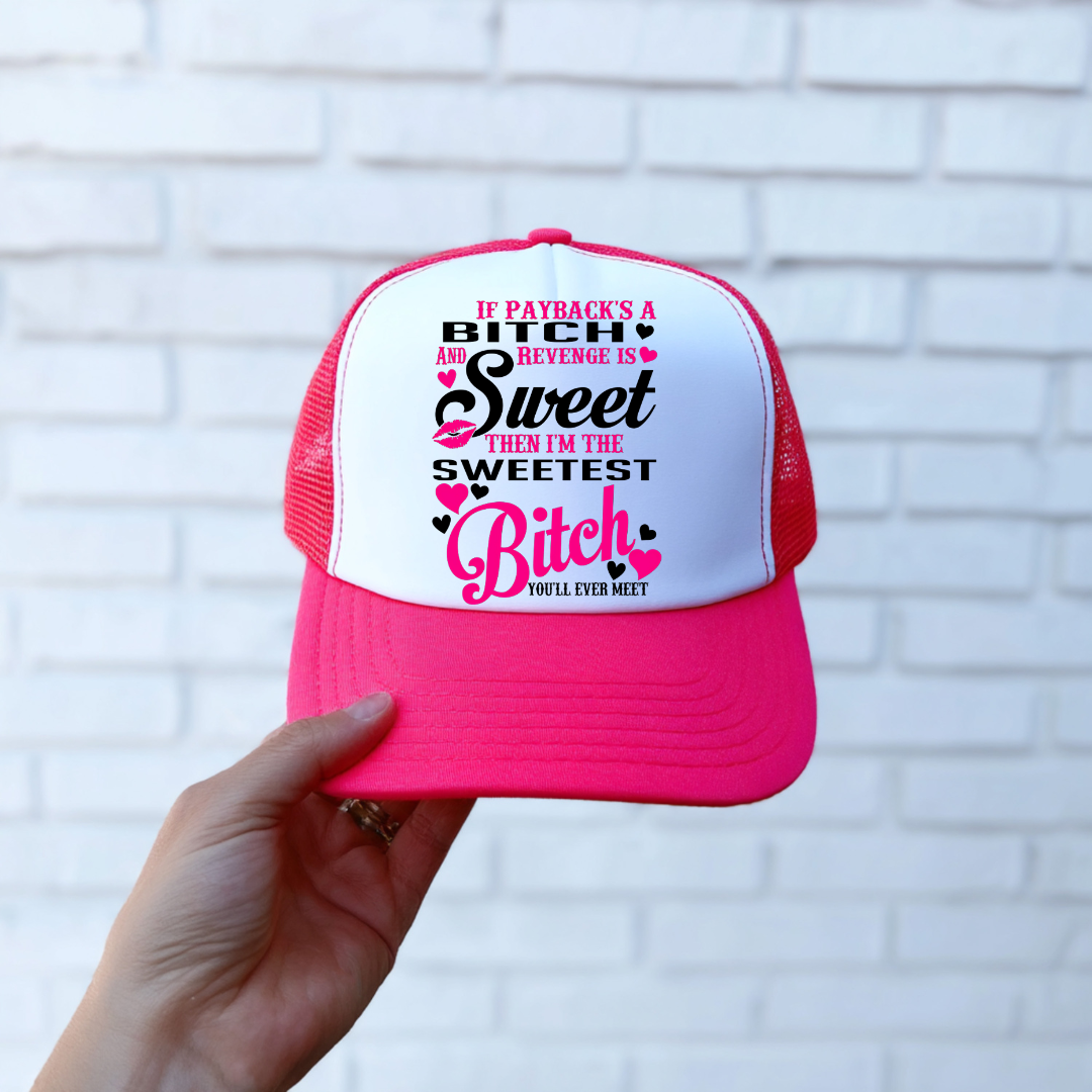 DTF HAT TRANSFER- IF PAYBACK IS A B