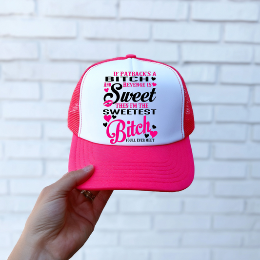 DTF HAT TRANSFER- IF PAYBACK IS A B