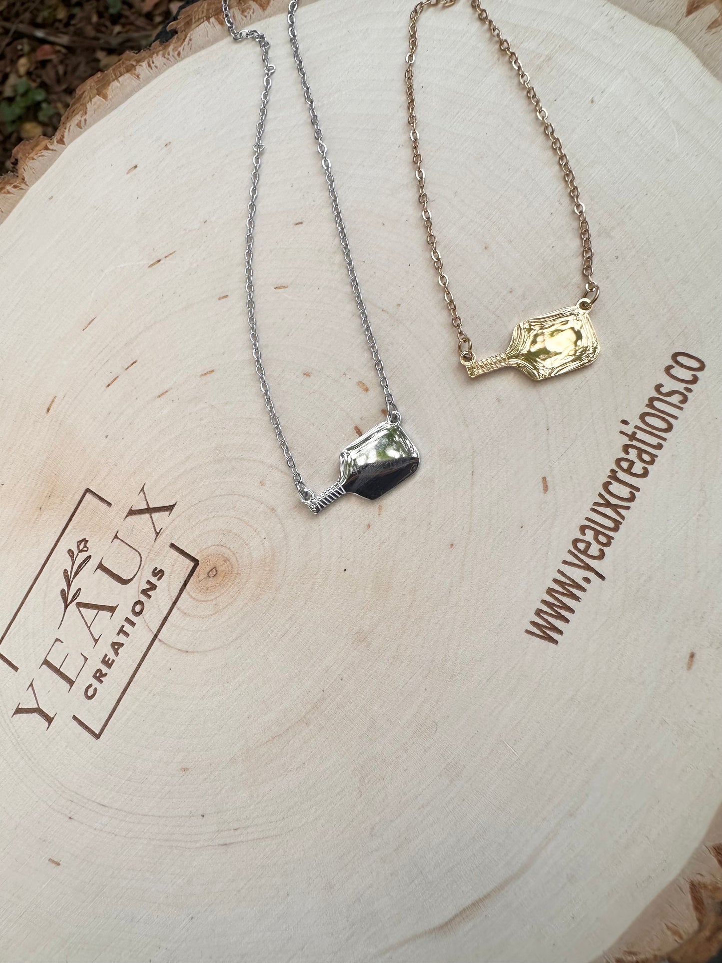 PERSONALIZED PICKLEBALL NECKLACE