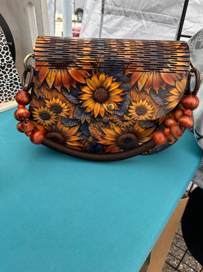 "JANET" WOOD PURSE