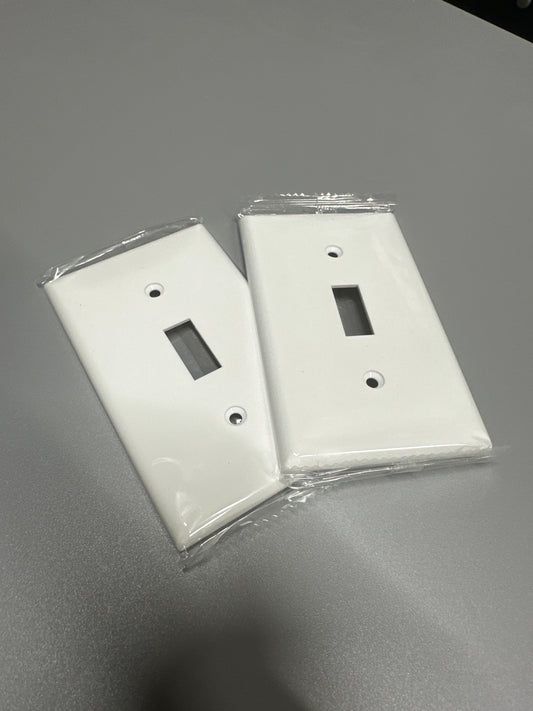 CUSTOM STANDARD SINGLE LIGHT SWITCH PLATE