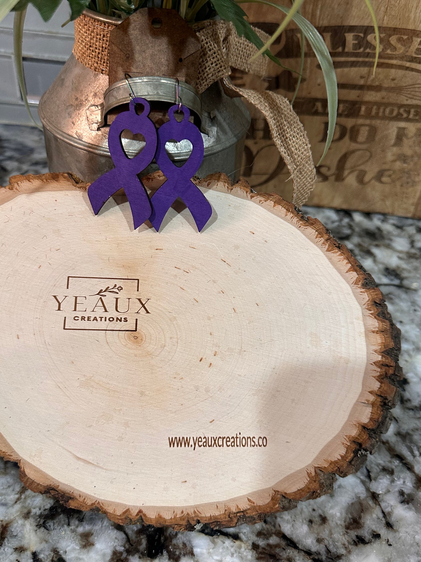 AWARENESS RIBBON EARRINGS