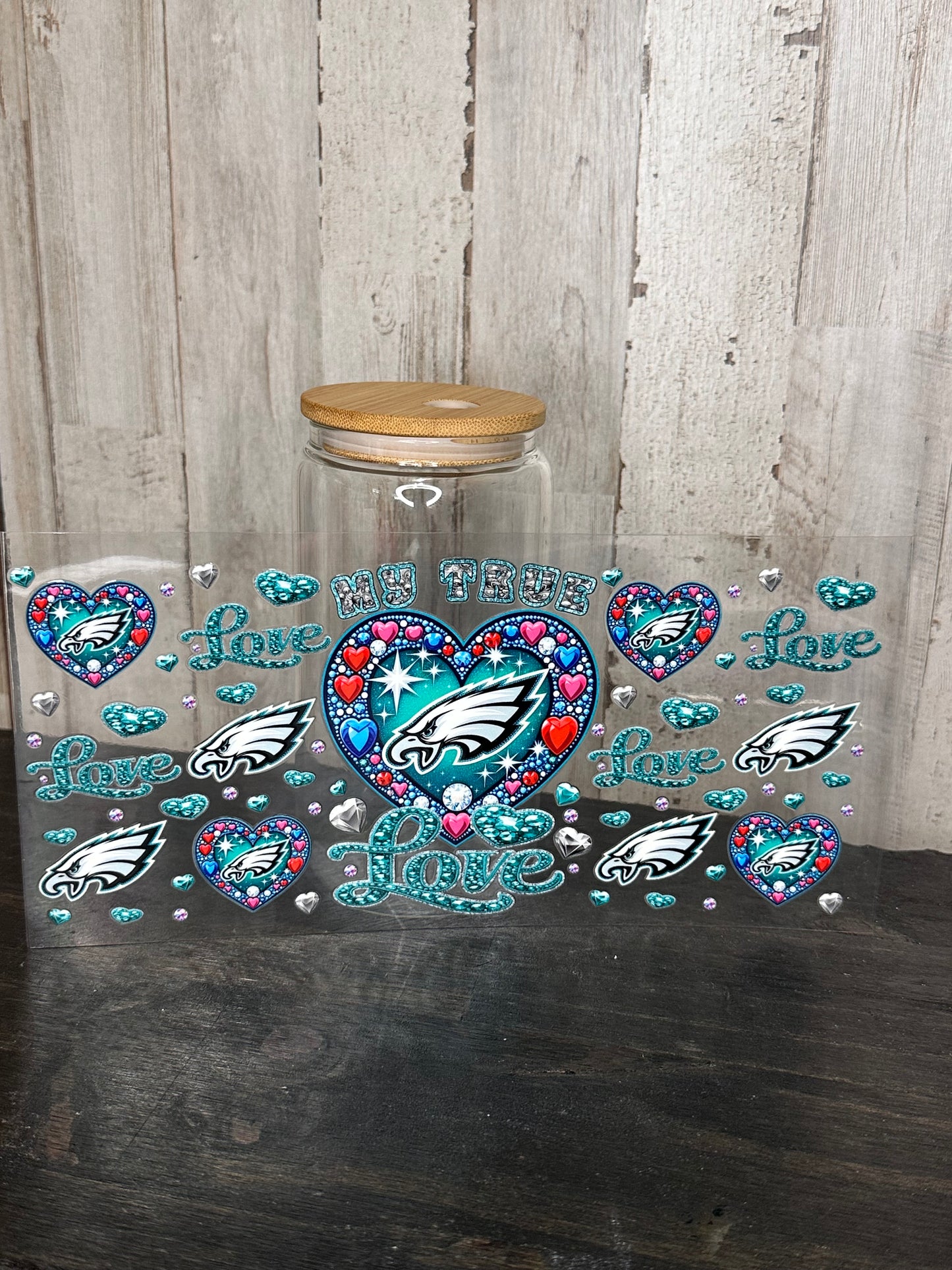 16 0z UV DTF DOUBLE SIDED Cup Wrap -LOVE FEMALE SPORTS TEAMS  (PICK TEAM)