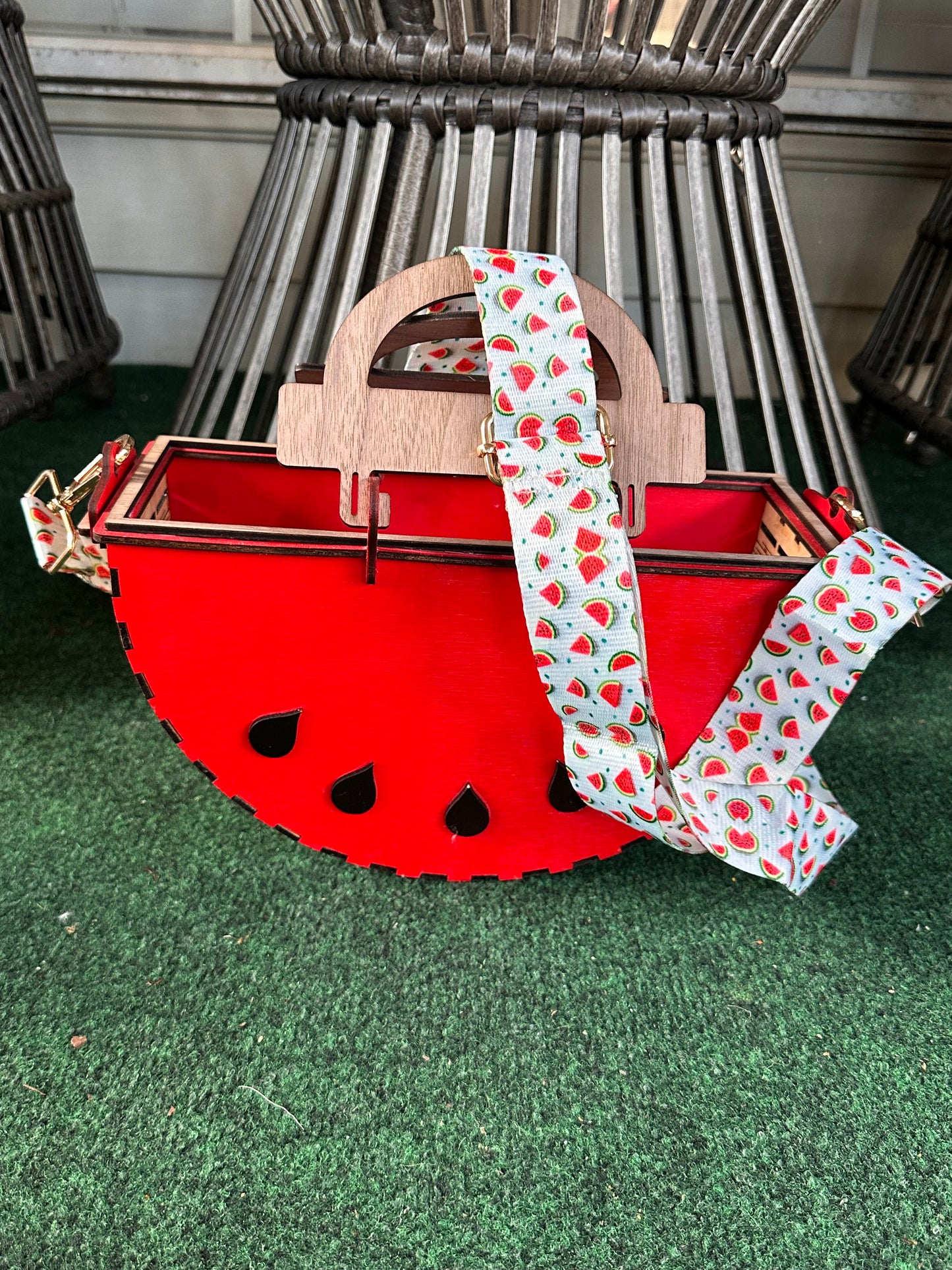 WATERMELON WOOD PURSE