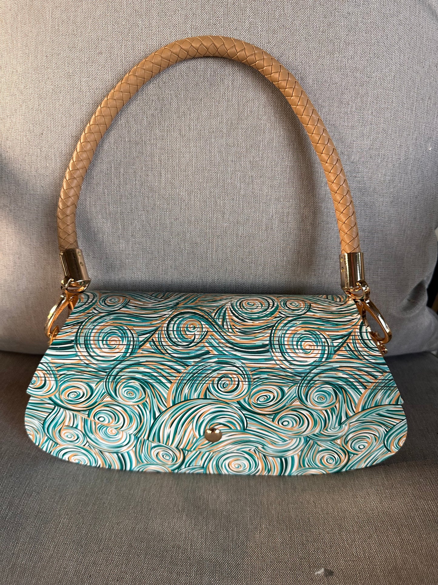 "THE YEAUX" WOOD PURSE