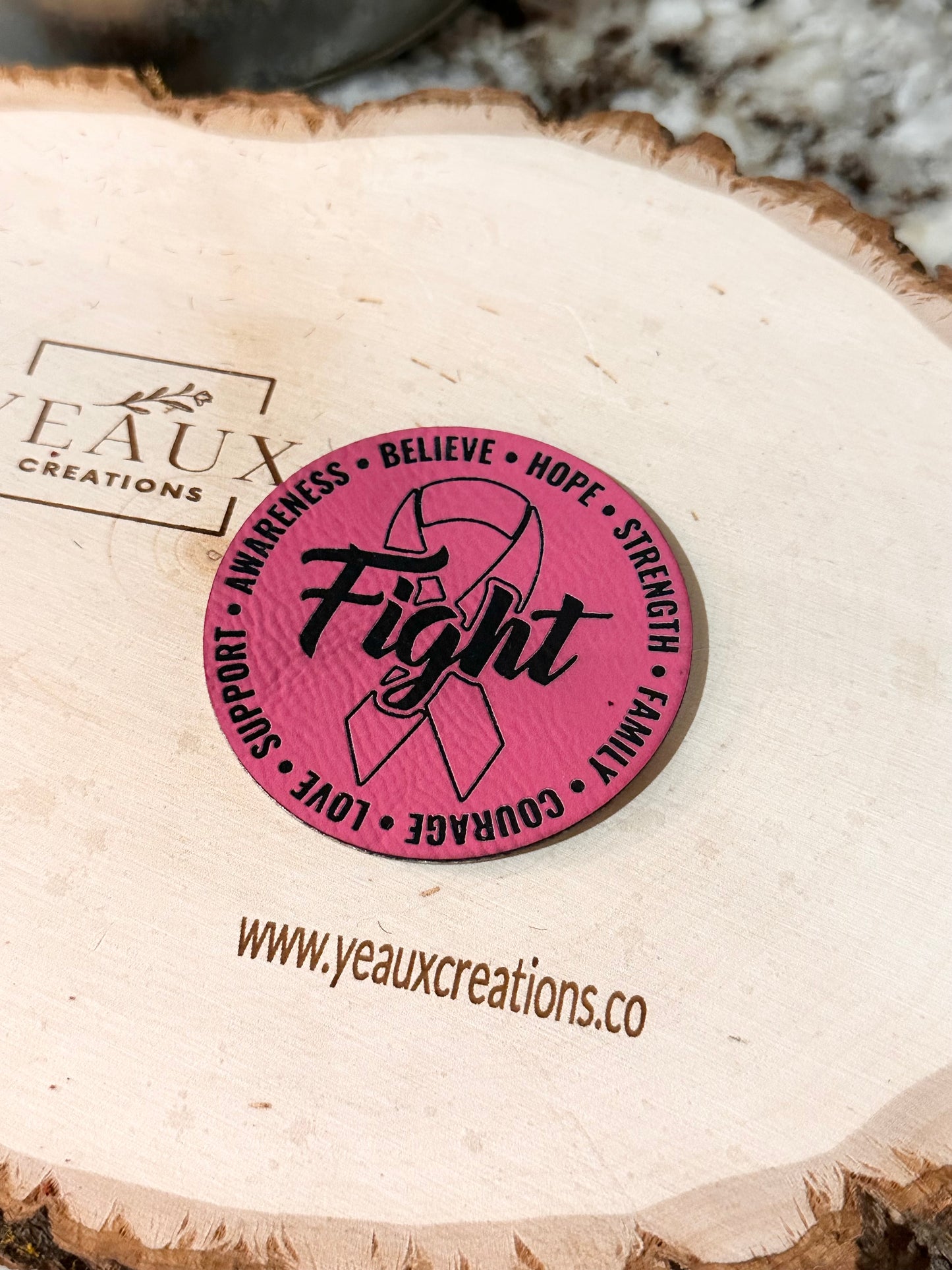 FIGHT BREAST CANCER RIBBON