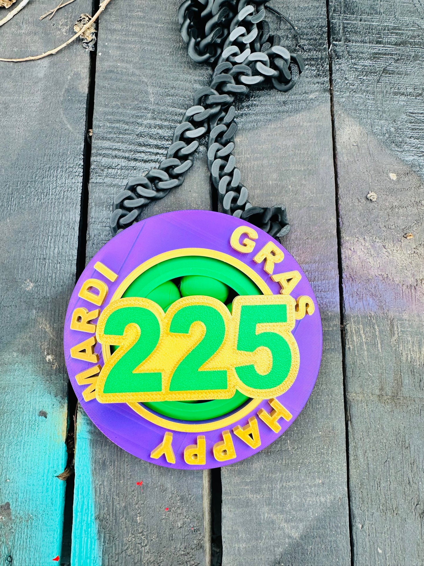 MARDI GRAS SPINNER HYPE CHAIN