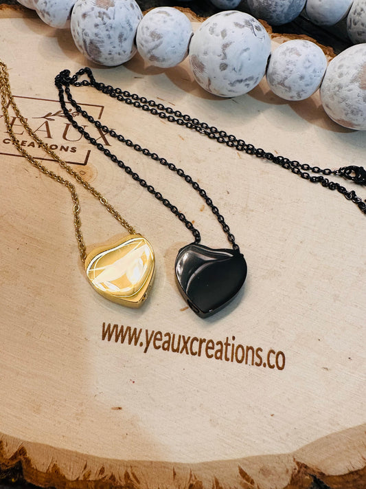 PERSONALIZED URN HEART NECKLACE