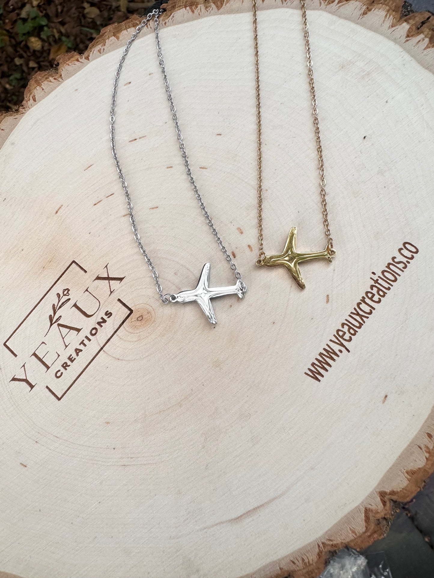 PERSONALIZED AIRPLANE NECKLACE