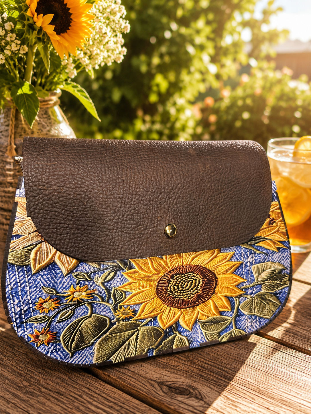 "JANET" WOOD PURSE