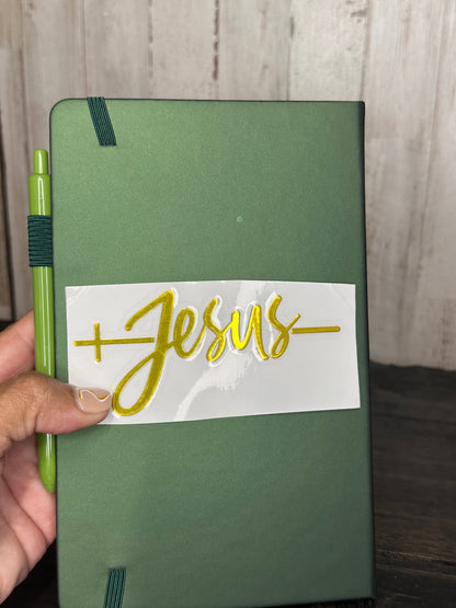 Journal Cover UV DTF-Gold Foil  BLESSED IS THE MAN (FRONT AND BACK)