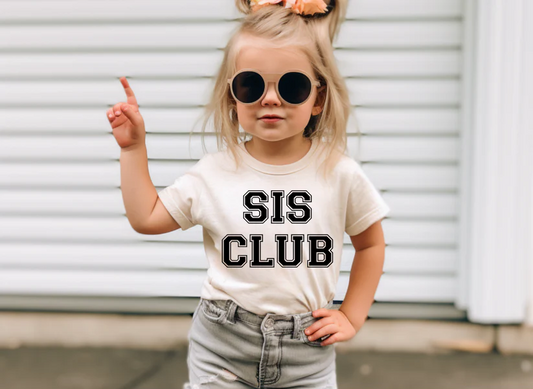 Single Color Screen Print- Youth SIS CLUB