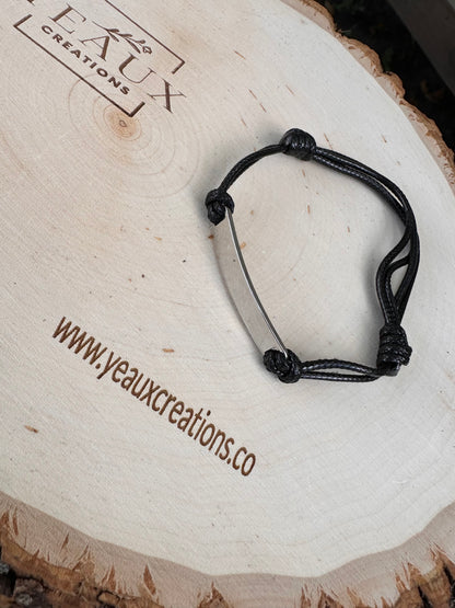 PERSONALIZED CORD BRACELET
