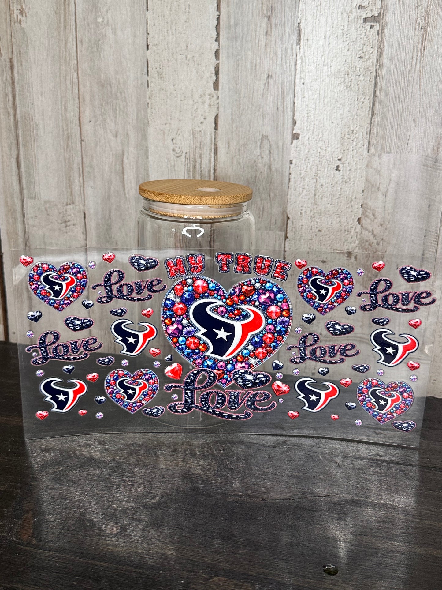 16 0z UV DTF DOUBLE SIDED Cup Wrap -LOVE FEMALE SPORTS TEAMS  (PICK TEAM)