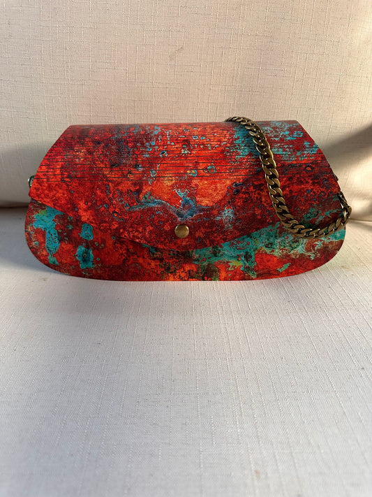 "THE YEAUX" WOOD PURSE