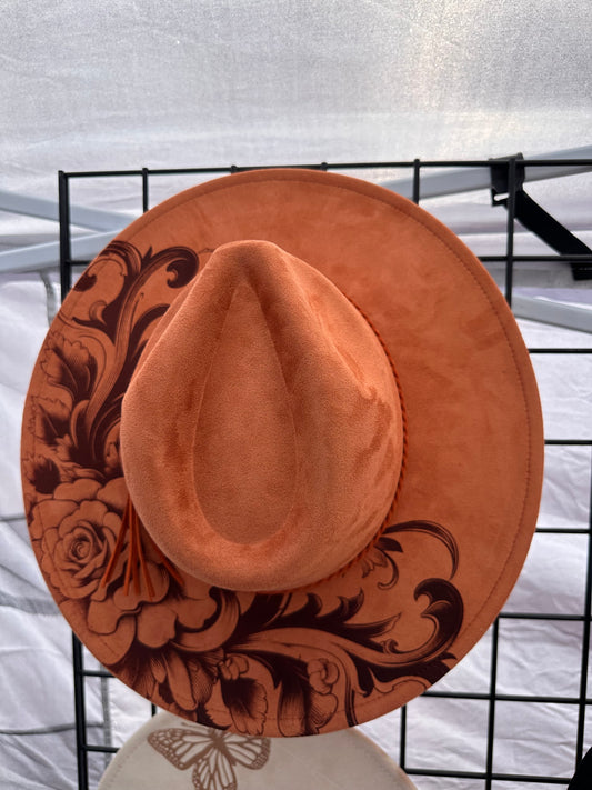 ROSE WIDE BRIM HAT