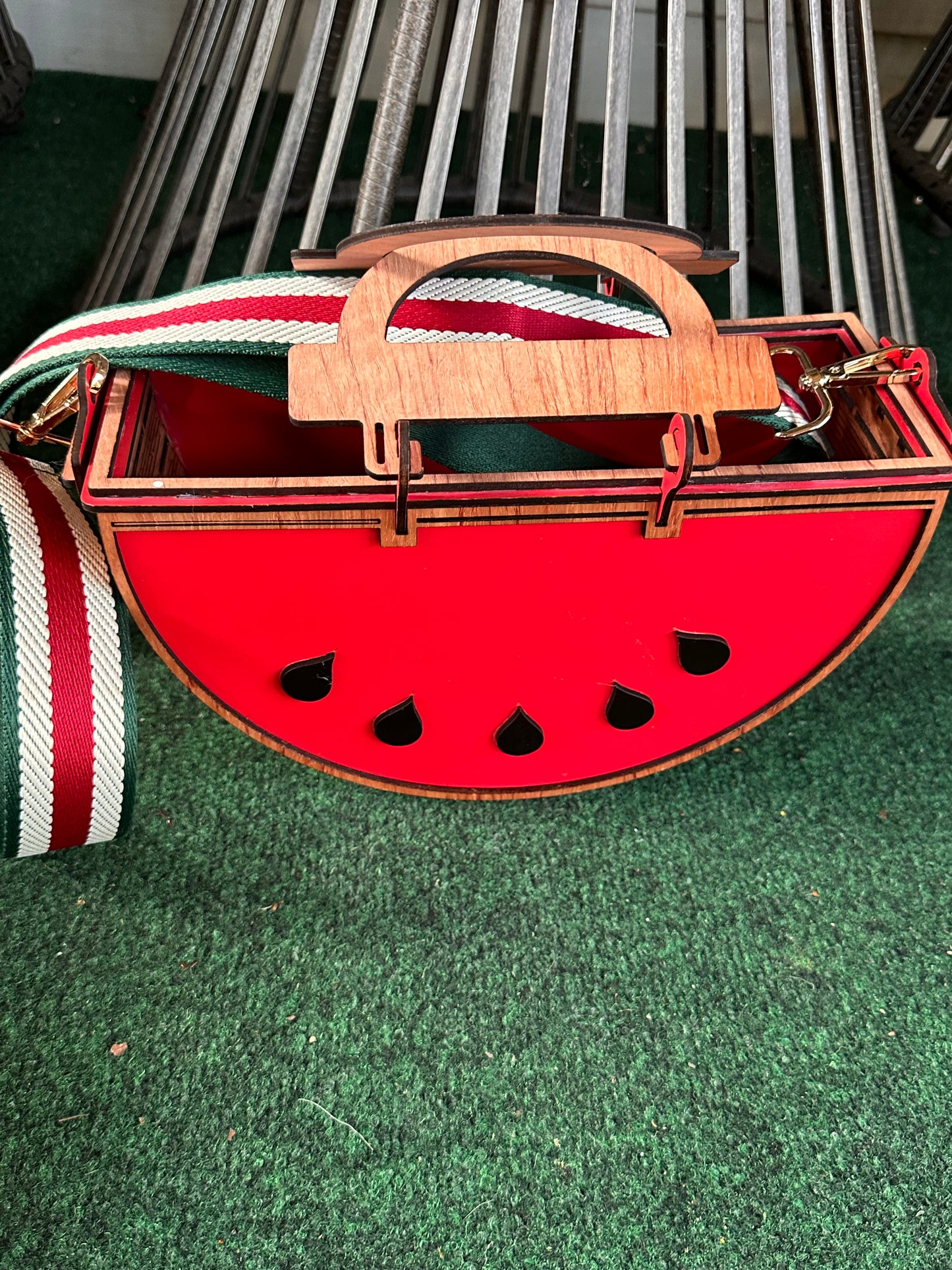 WATERMELON WOOD PURSE