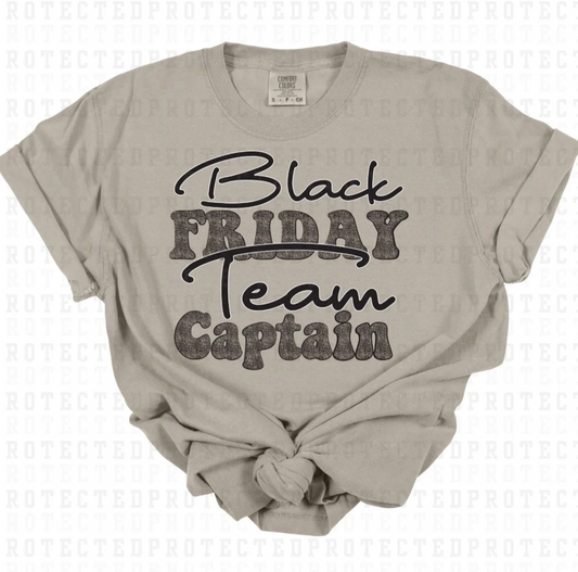 DTF Transfer-BLACK FRIDAY TEAM CAPTAIN