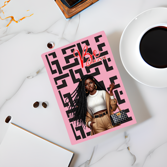 Journal Cover UV DTF- "ASHLEY" FEN FEN INSPIRED JOURNAL COVER