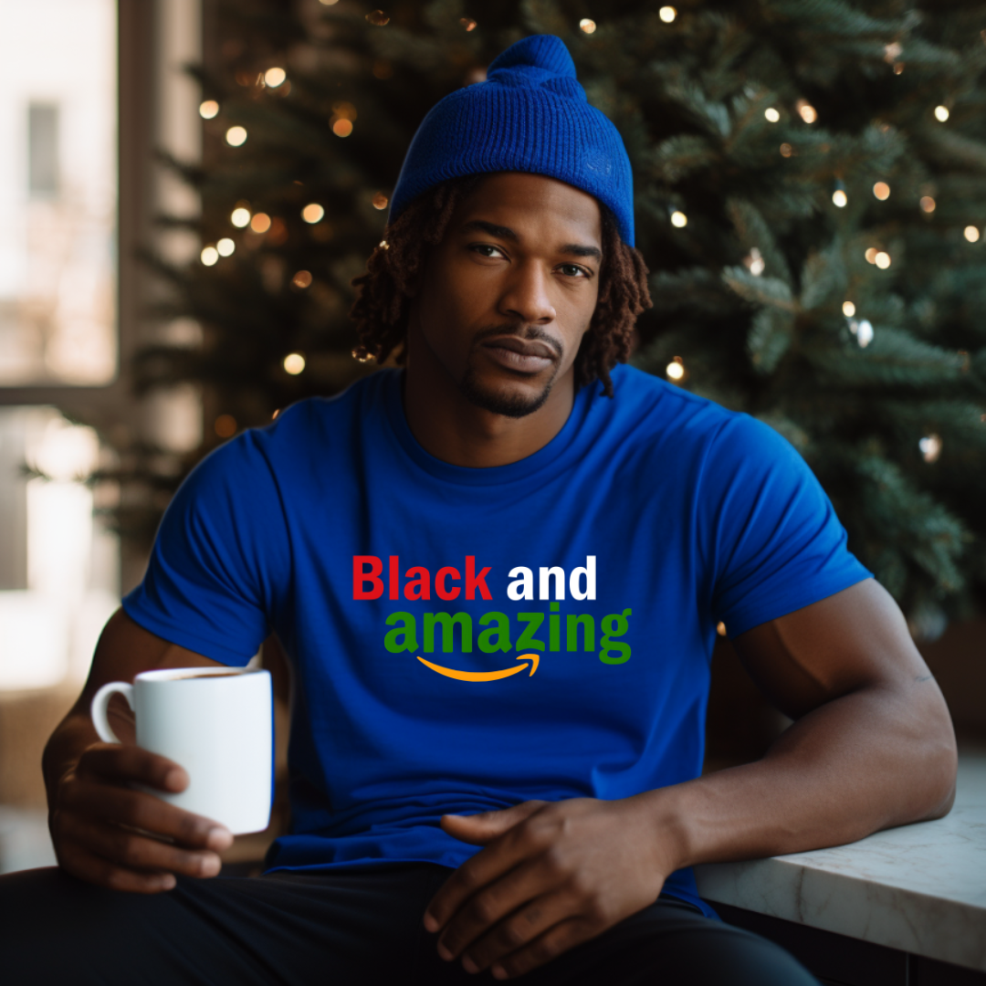 DTF Transfer- BLACK AND AMAZING