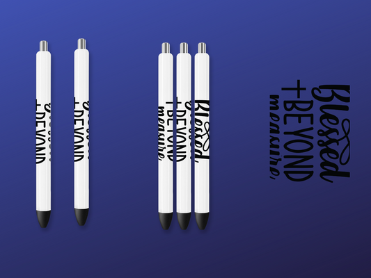 PEN WRAP - BLESSED BEYOND MEASURE