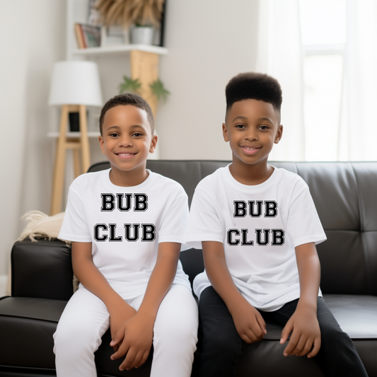 Single Color Screen Print- Youth BUB CLUB