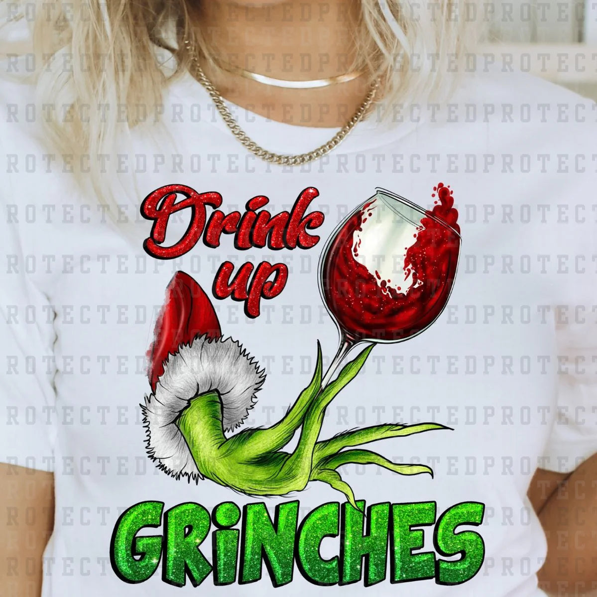 DTF Transfer- DRINK UP GRINCHES