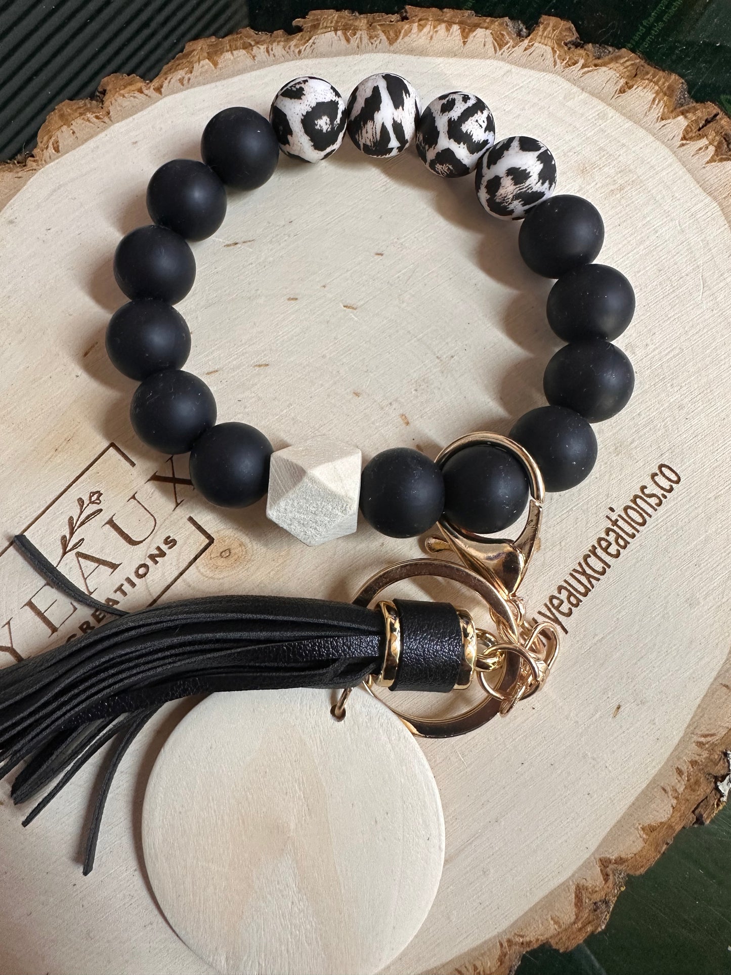 PERSONALIZED SILICONE KEYCHAIN BRACELET