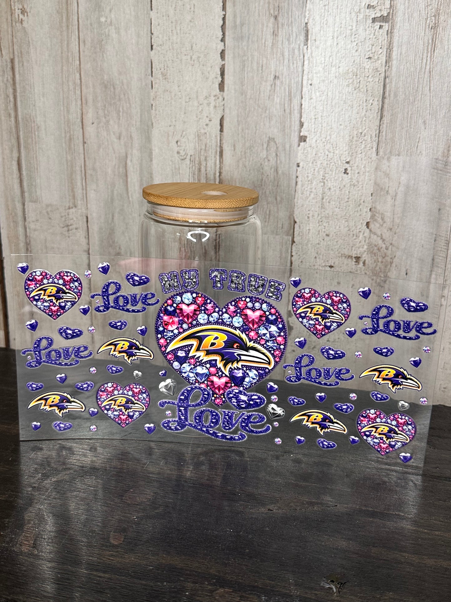 16 0z UV DTF DOUBLE SIDED Cup Wrap -LOVE FEMALE SPORTS TEAMS  (PICK TEAM)