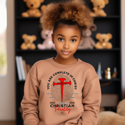 DTF Transfer- CHRISTIAN IDENTITY (BLACK) (YOUTH)
