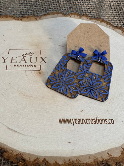 "BETTY" WOOD EARRINGS