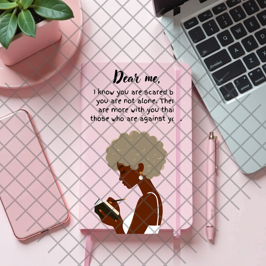 Journal Cover UV DTF- DEAR ME