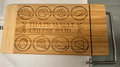 CHEESEBOARD WITH CHEESE CUTTER