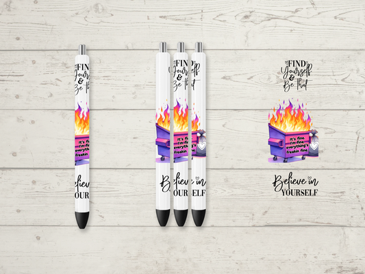 PEN WRAP - DUMPSTER FIRE