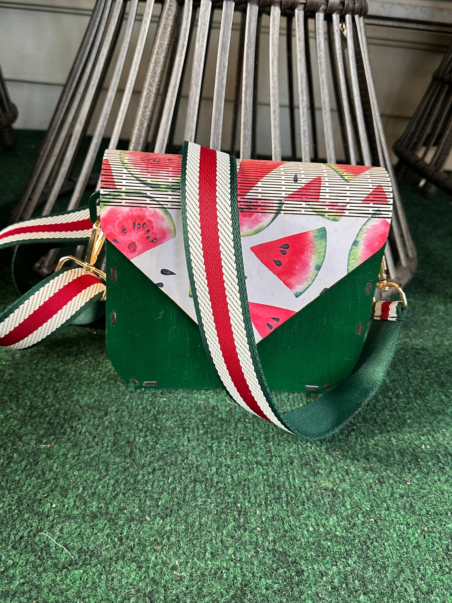 WATERMELON WOOD PURSE