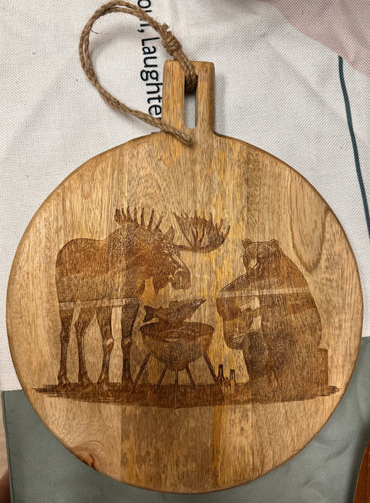 DEAR BEAR FISH CUTTING BOARD