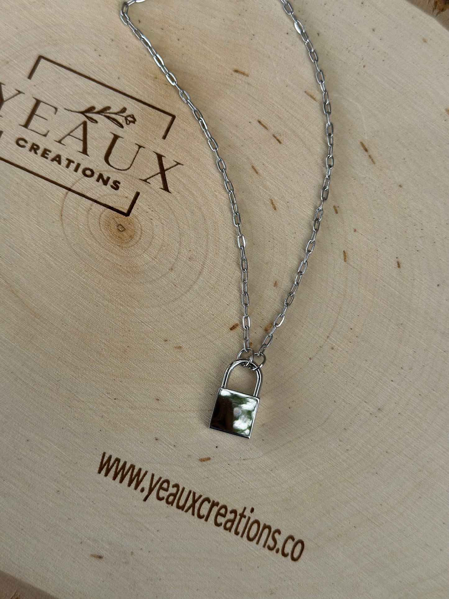 PERSONALIZED LOCK NECKLACE