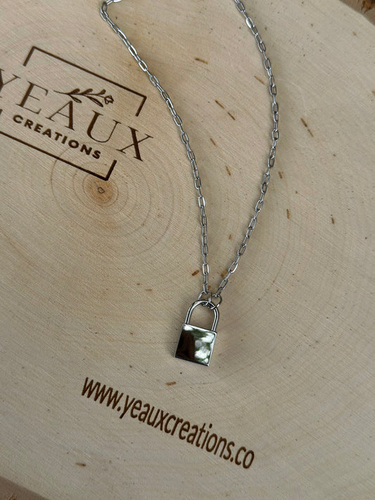 PERSONALIZED LOCK NECKLACE