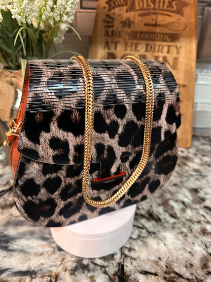 "SNATCHED" WOOD PURSE