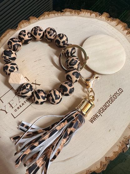 PERSONALIZED SILICONE KEYCHAIN BRACELET