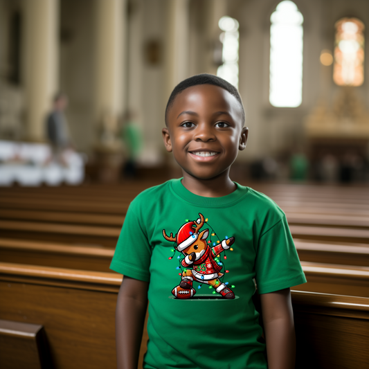 DTF Transfer-  REINDEER DAB (YOUTH)