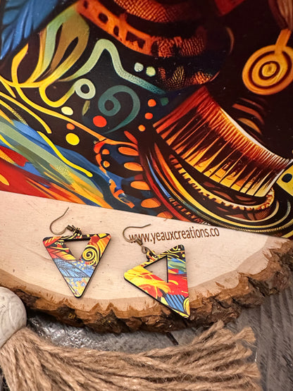 "THE NIJI" WOOD HANDBAG