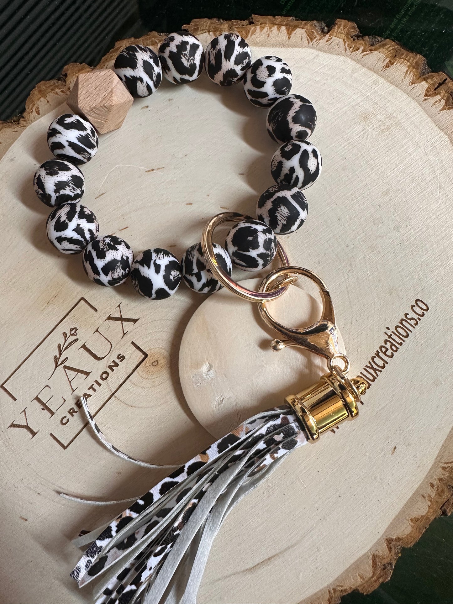 PERSONALIZED SILICONE KEYCHAIN BRACELET