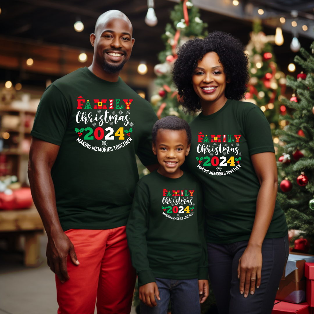 DTF Transfer-  FAMILY CHRISTMAS 2024 (YOUTH)