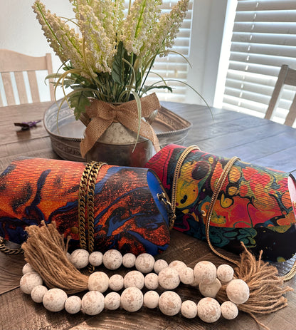 "THE YEAUX" WOOD PURSE