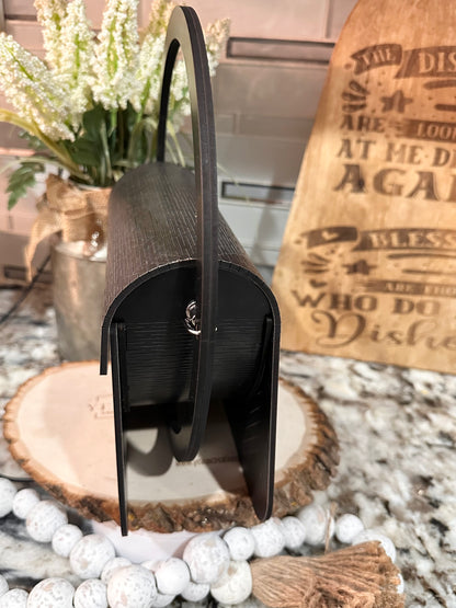 "RING OF FIRE" WOOD PURSE