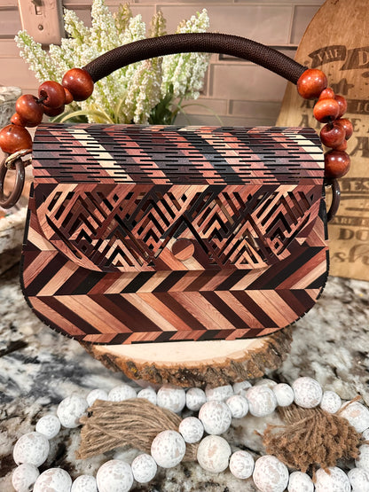 "JANET" WOOD PURSE